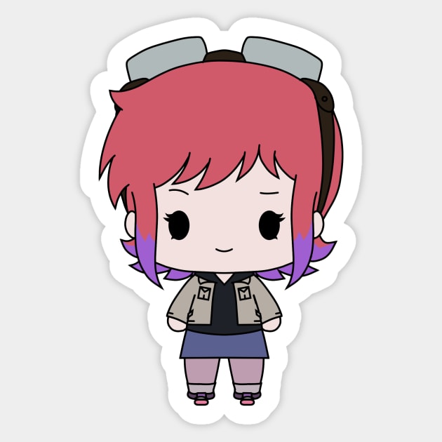 Chokorin Mascot - Ramona Flowers Sticker by Lulu Bear